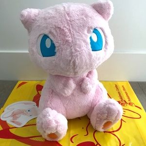 Pokémon Center Official  14” Big Mew Plush Stuffed Toy